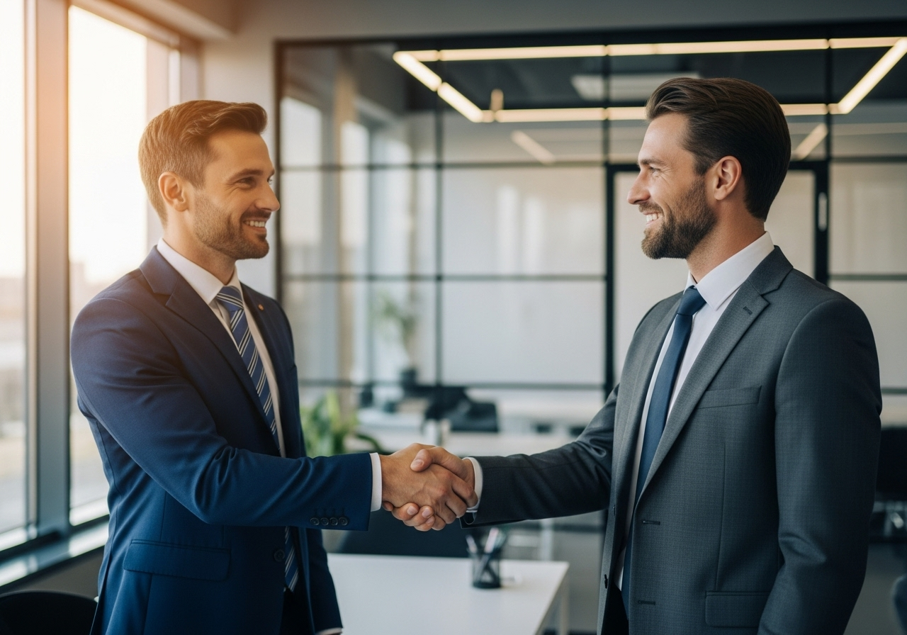 Successful Business Partnership
